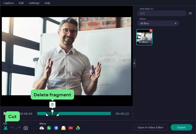 Movavi Screen Capture скриншот 6