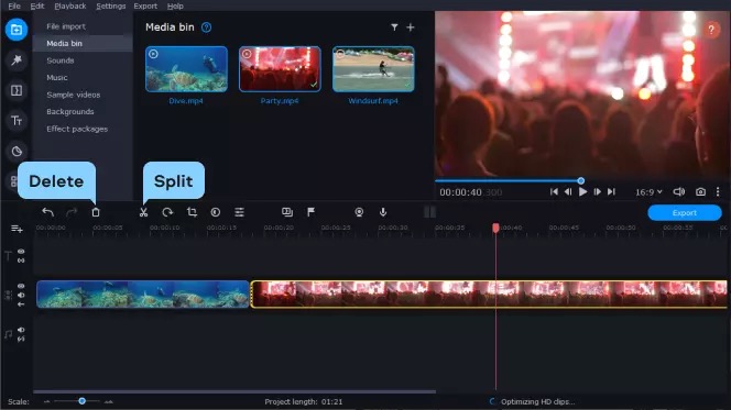 Movavi Video Suite скриншот 3