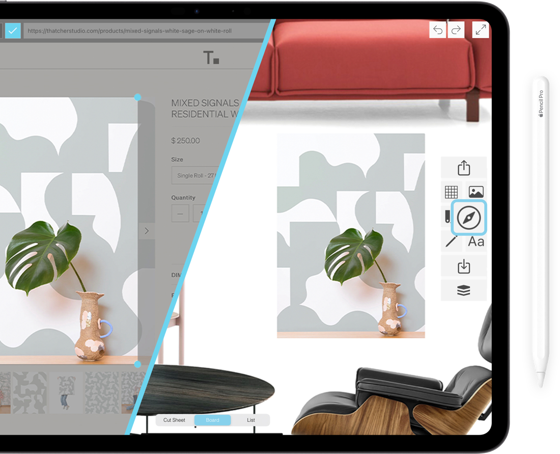 Morpholio Board: подробный обзор инструментов мудбордов, Ava, Pinterest, экспорта и работы на iPad, iPhone и Mac скриншот 7