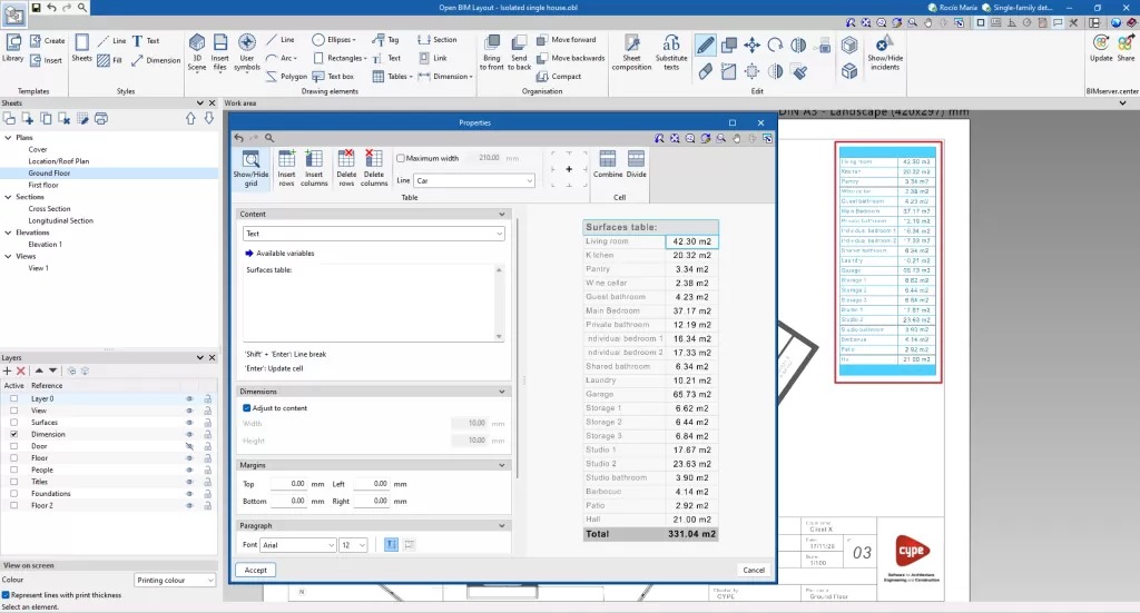 Open BIM Layout скриншот 8