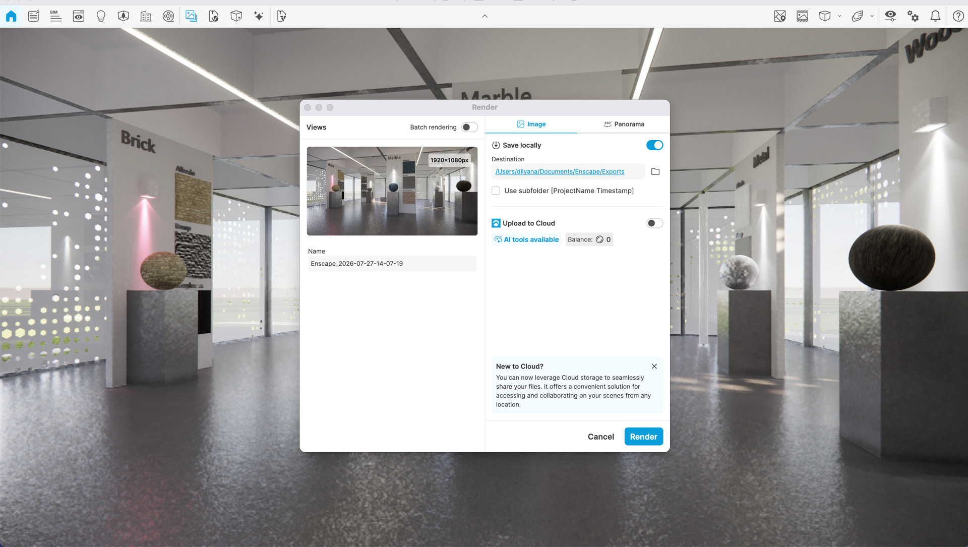 Enscape: подробный обзор real-time визуализации для SketchUp, Revit, Rhino, Archicad и Vectorworks скриншот 4