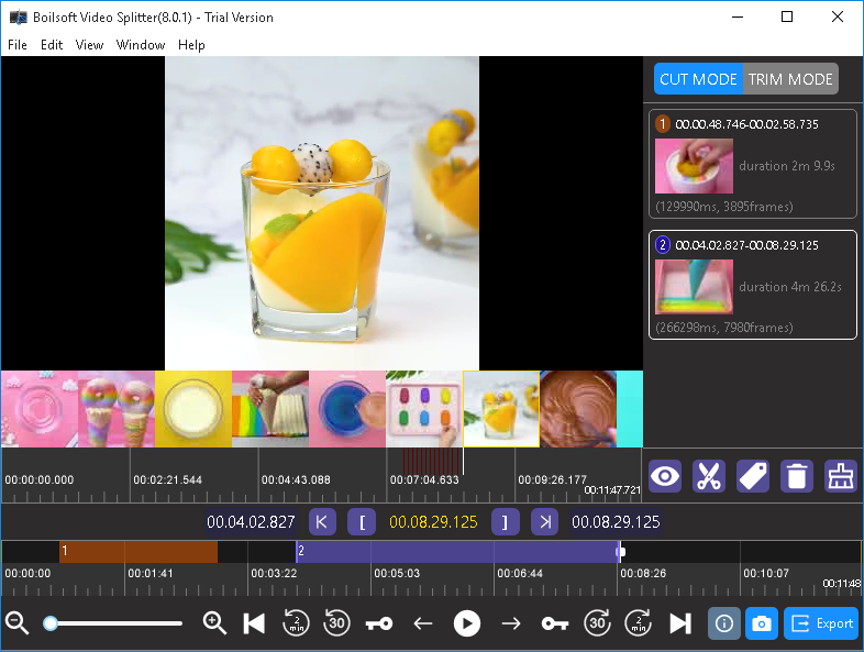 Boilsoft Video Splitter скриншот 2