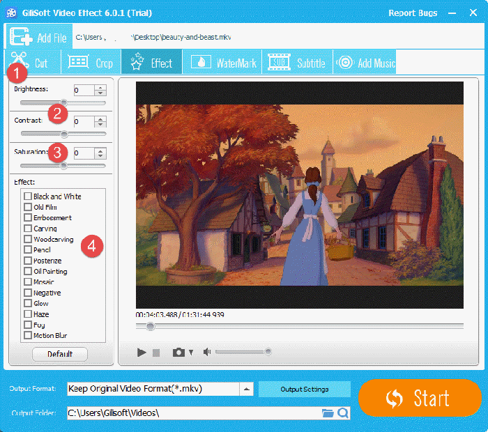 Gilisoft Video Editor скриншот 7