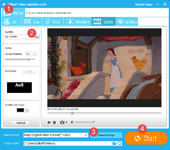 Gilisoft Video Editor скриншот 8