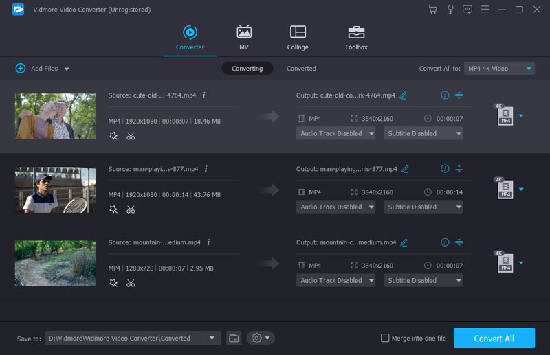 Vidmore Video Converter скриншот 1