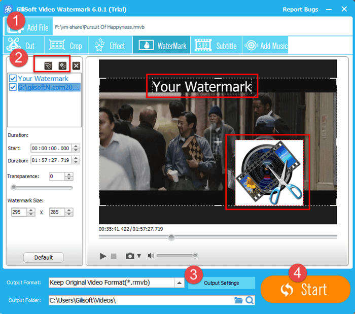 Gilisoft Video Editor скриншот 9