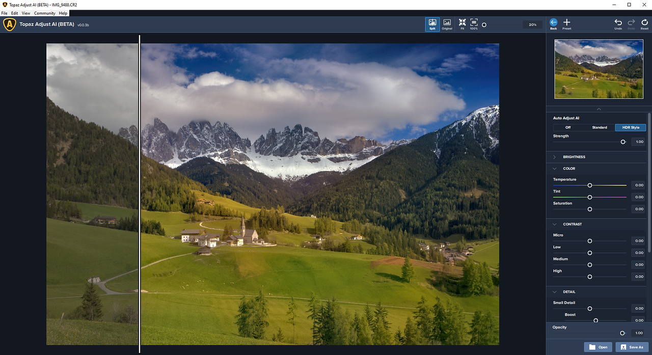 Topaz Adjust AI скриншот 2