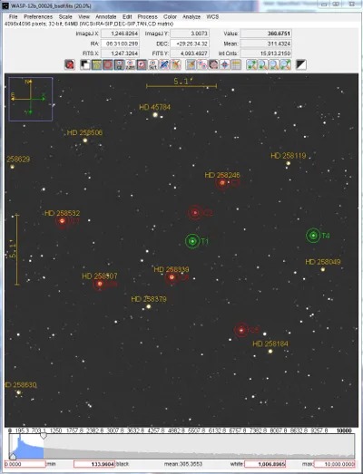 AstroImageJ: подробное руководство по калибровке снимков, дифференциальной фотометрии и анализу кривых блеска скриншот 2