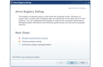 Ainvo Registry Defrag скриншот 5