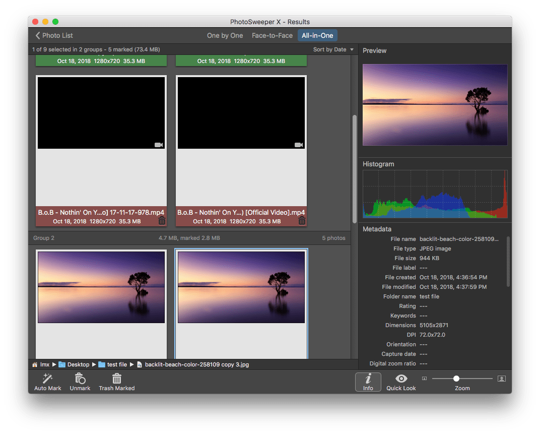 PhotoSweeper скриншот 6