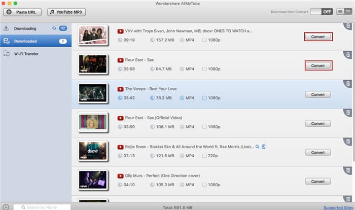 Wondershare AllmyTube скриншот 3