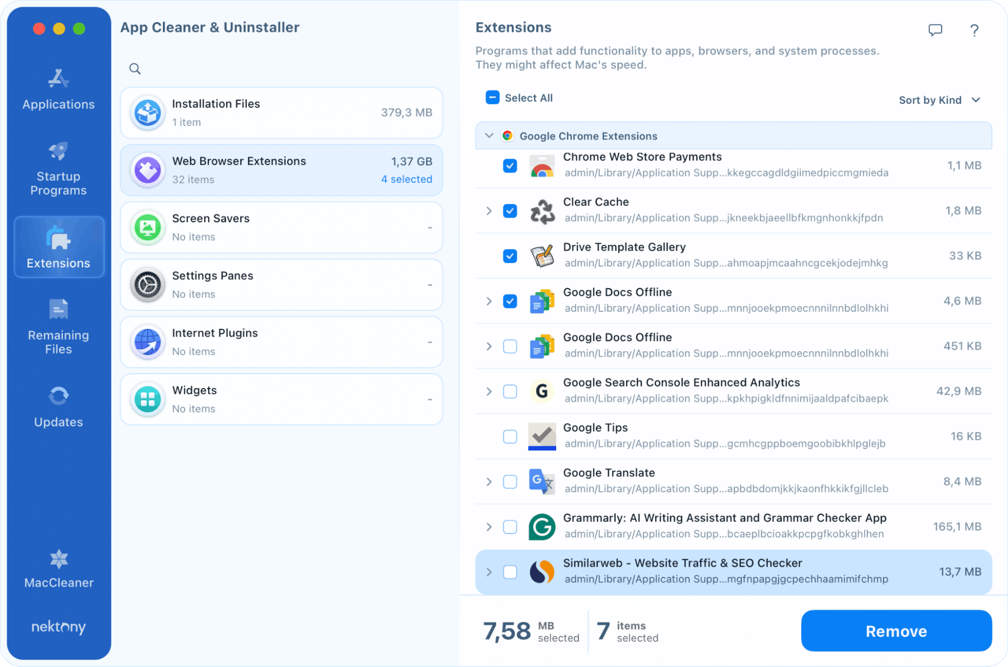 App Cleaner скриншот 9