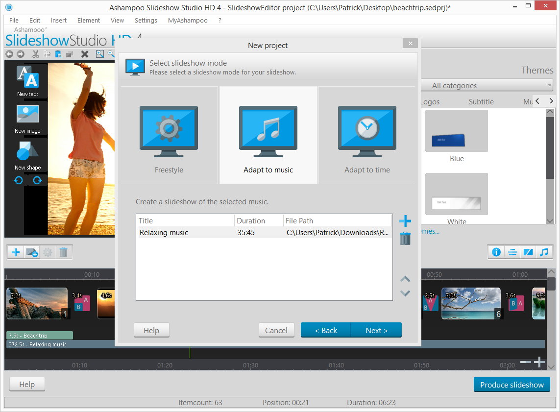 Ashampoo Slideshow Studio HD скриншот 16