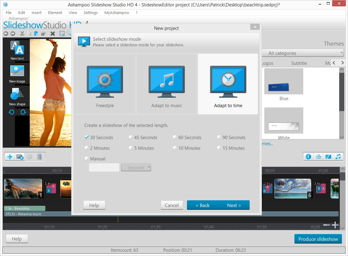 Ashampoo Slideshow Studio HD скриншот 9