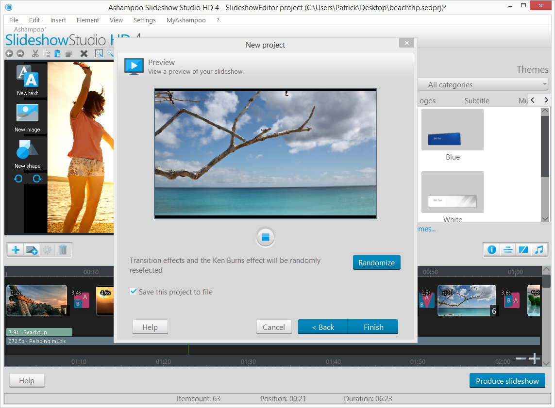 Ashampoo Slideshow Studio HD скриншот 12