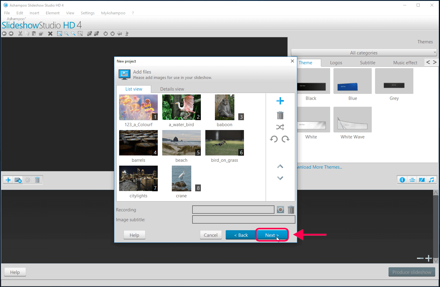 Ashampoo Slideshow Studio HD скриншот 14