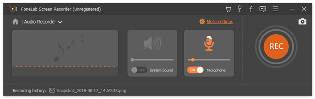 Fonelab Screen Recorder скриншот 4