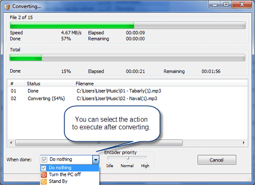 Audio Transcoder скриншот 4