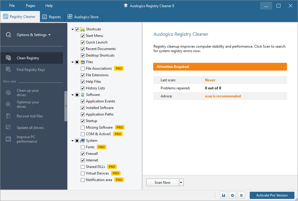 Auslogics Registry Cleaner скриншот 8