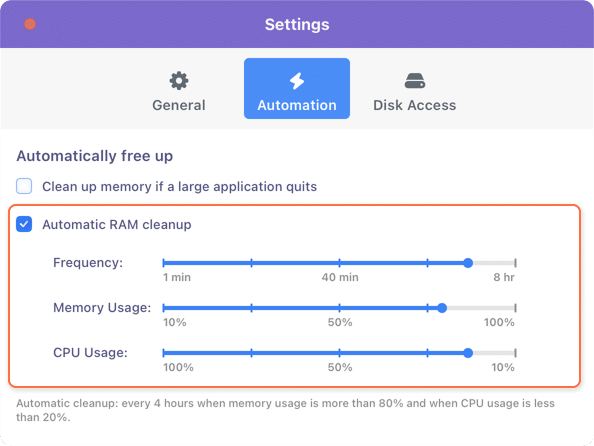 Memory Cleaner скриншот 5