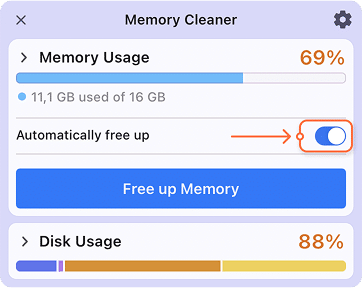 Memory Cleaner скриншот 3