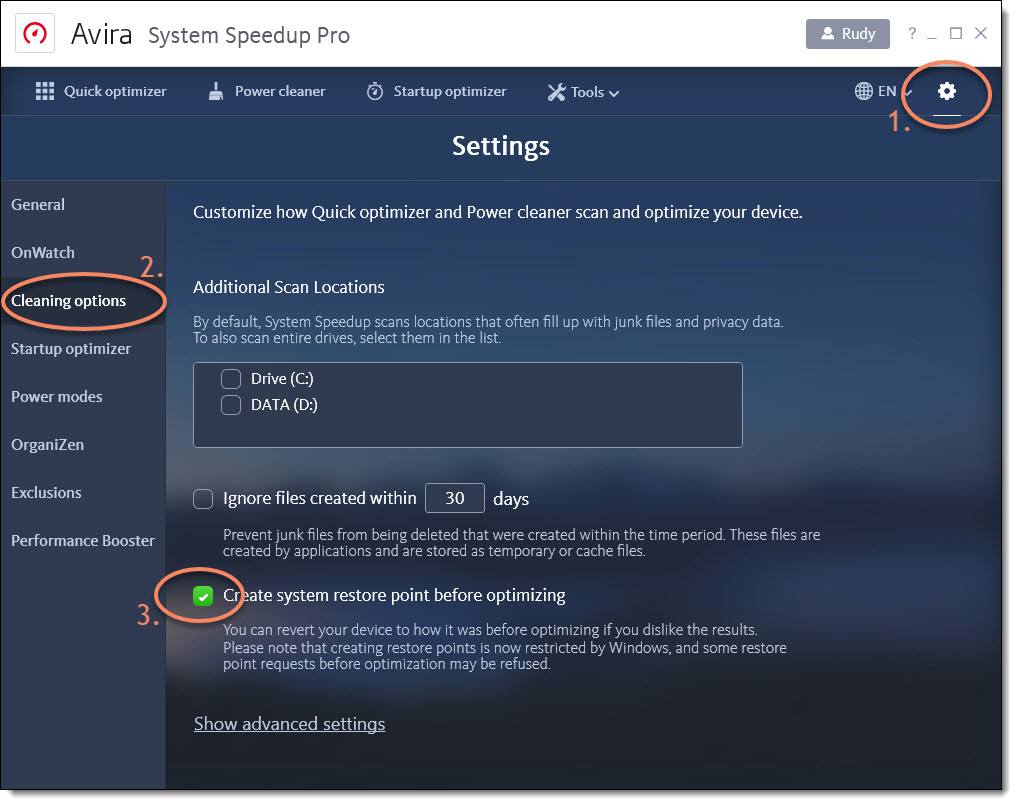 Avira System Speedup скриншот 5