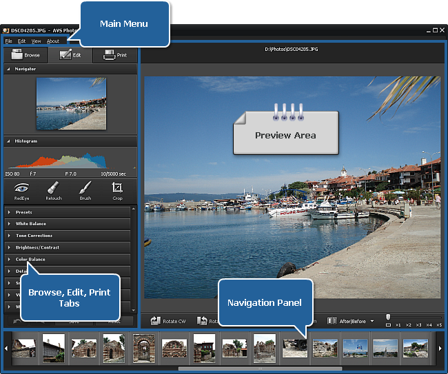 AVS Photo Editor скриншот 1