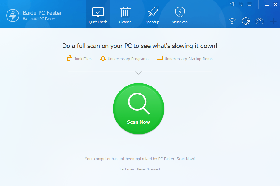 Baidu PC Faster скриншот 1