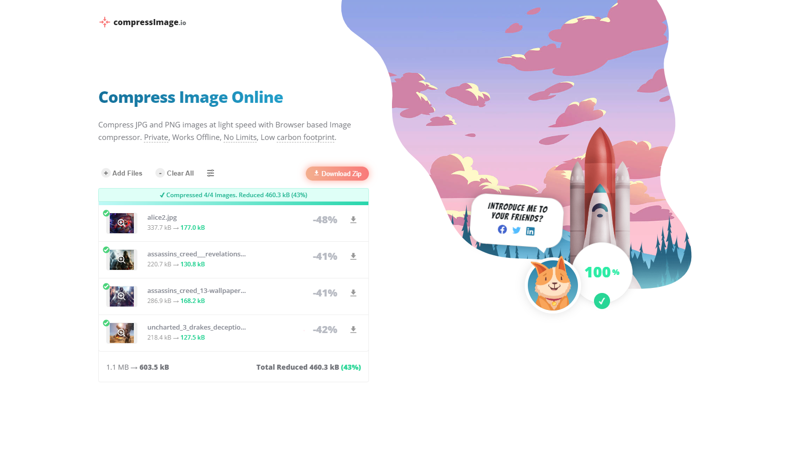batchcompress.com скриншот 2