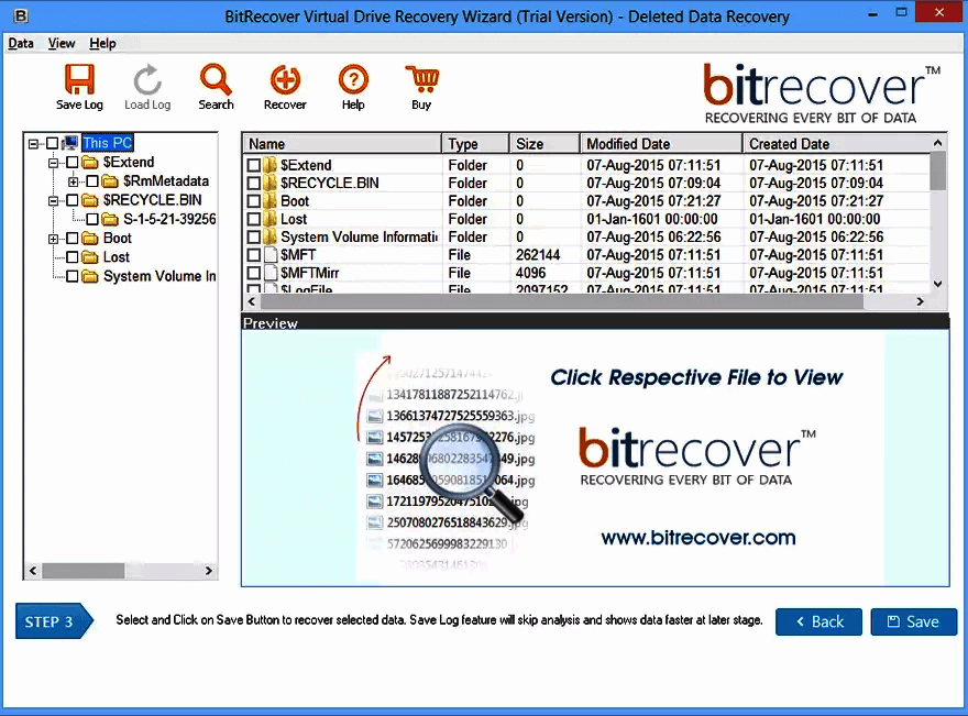 BitRecover Data Recovery скриншот 1