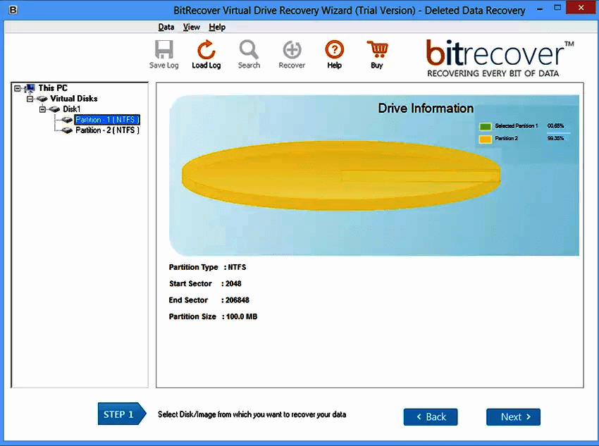 BitRecover Data Recovery скриншот 2