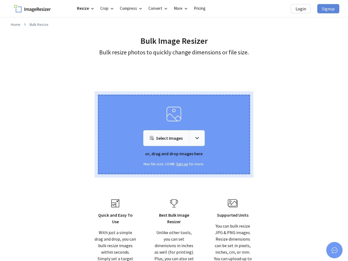 ImageResizer.com скриншот 2