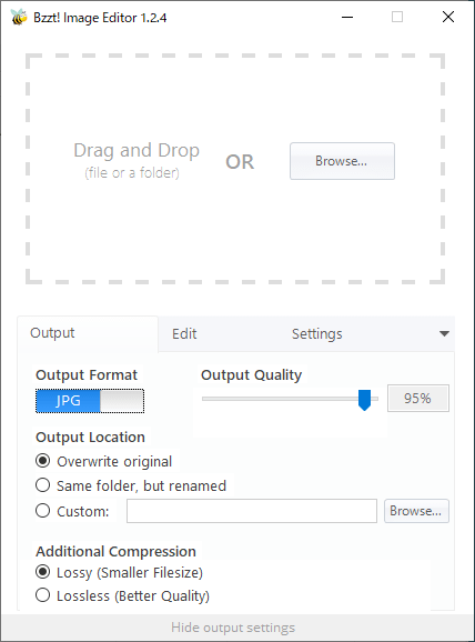 Bzzt Image Editor скриншот 2