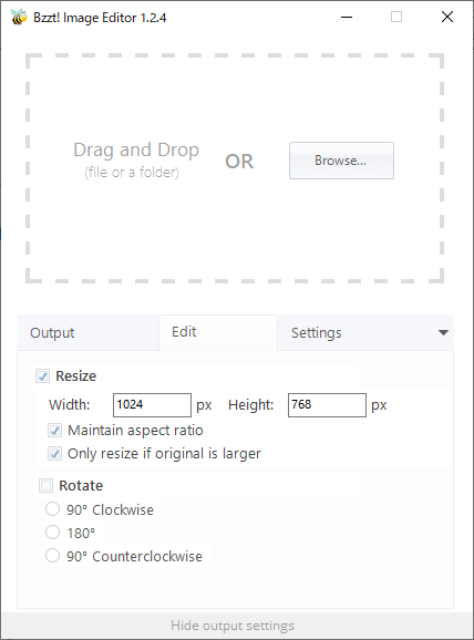 Bzzt Image Editor скриншот 3