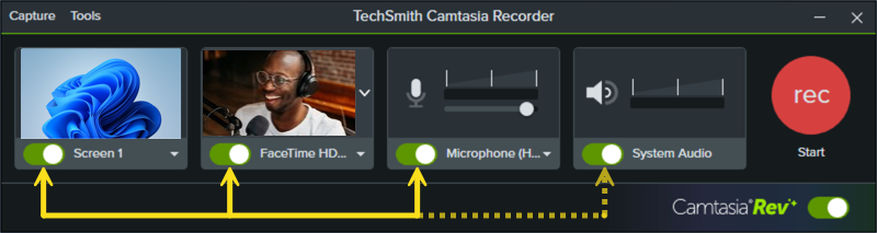 Camtasia скриншот 1