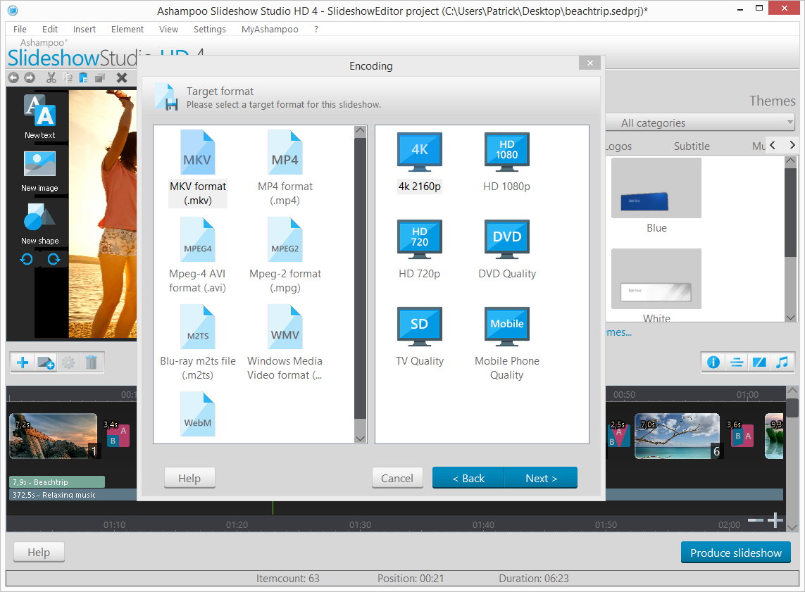 Ashampoo Slideshow Studio HD скриншот 6