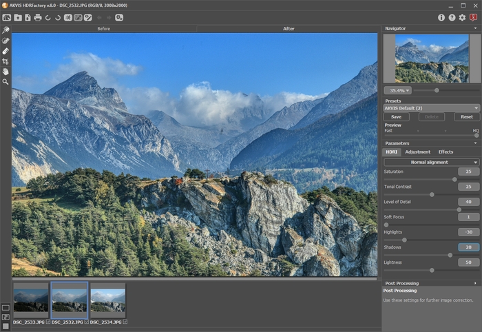 AKVIS HDRFactory 8.1: подробный обзор создания HDR, инструментов, лицензий и рабочего процесса скриншот 4