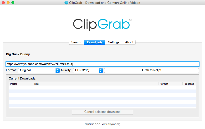 ClipGrab скриншот 2