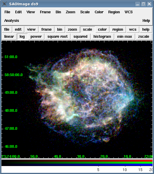 SAOImage DS9 8.7: подробный обзор программы для FITS, WCS и астрономических данных скриншот 10