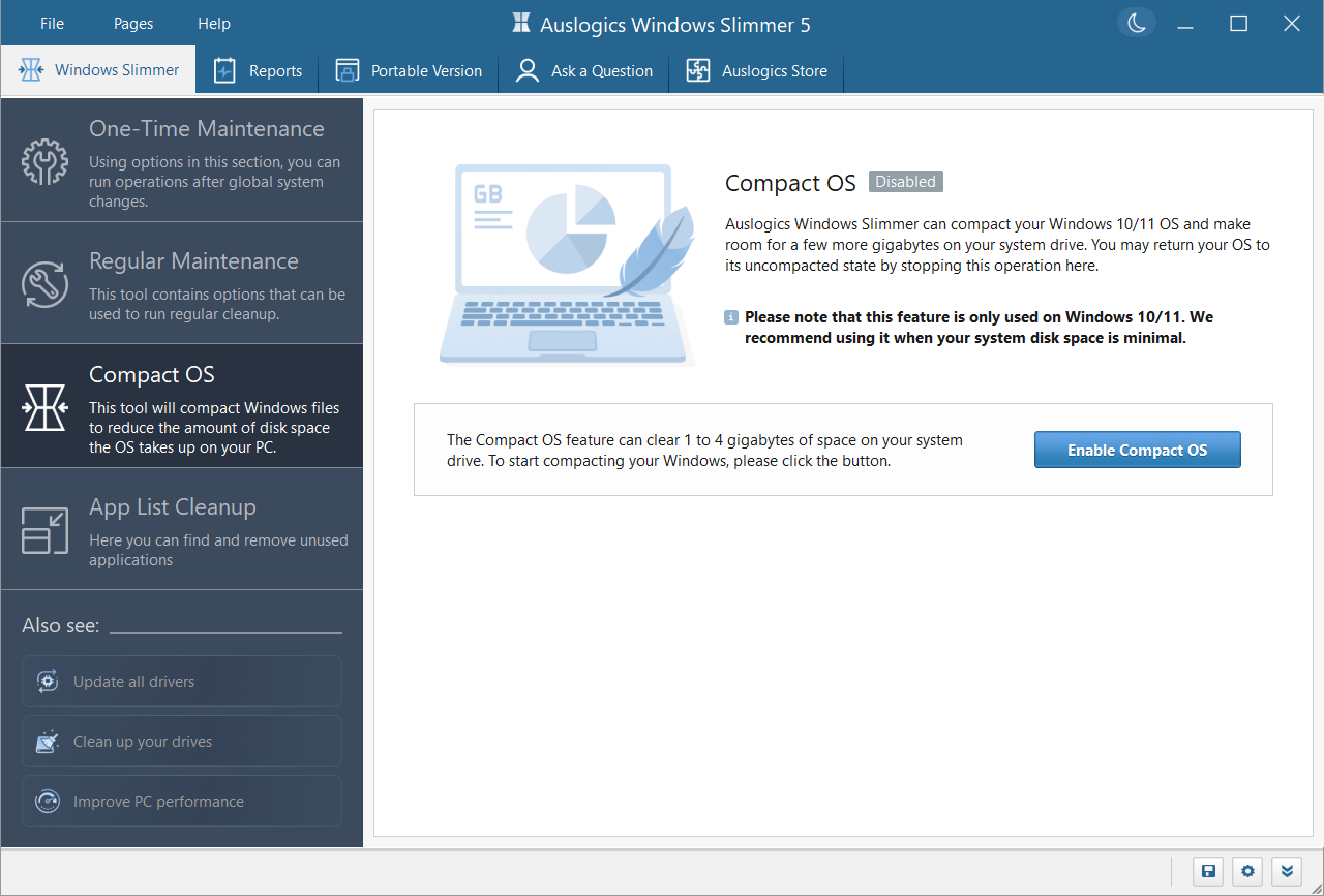 Auslogics Windows Slimmer скриншот 6