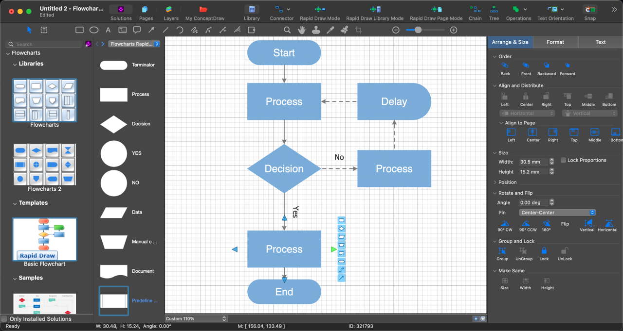 ConceptDraw DIAGRAM: подробный обзор настольного редактора диаграмм для Windows и macOS скриншот 1