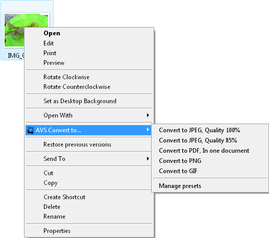 AVS Image Converter скриншот 7