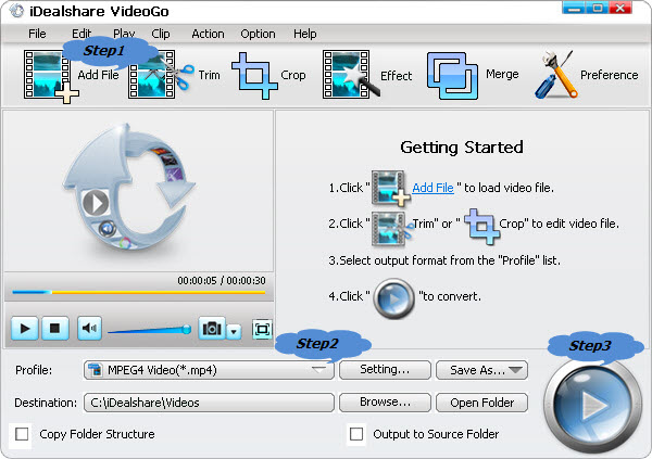 iDealshare VideoGo скриншот 2