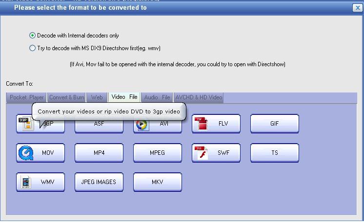 E.M. Total Video Converter скриншот 3
