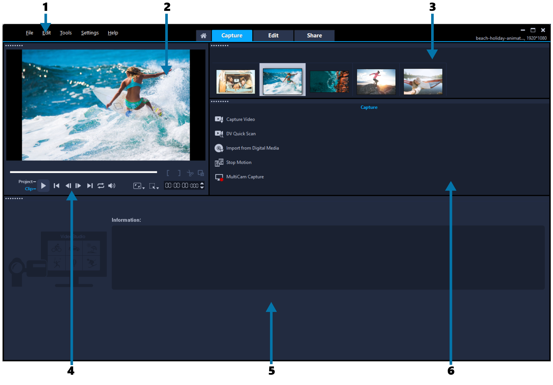 Corel VideoStudio скриншот 2