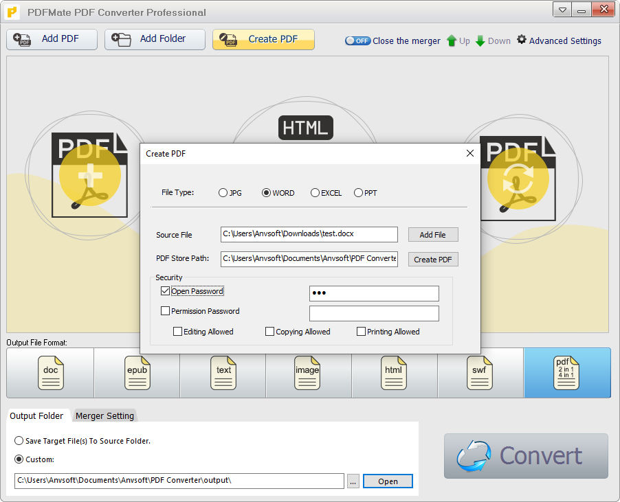 PDFMate PDF Converter скриншот 3