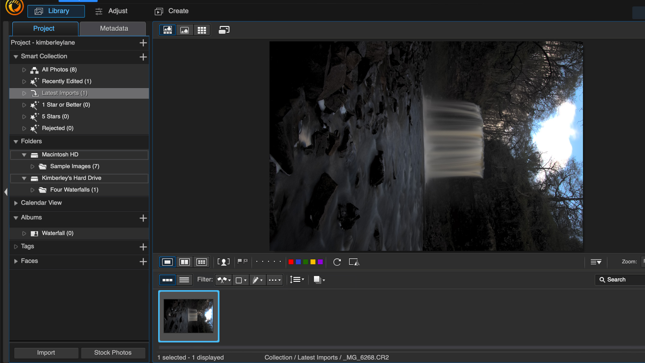 Рабочий интерфейс CyberLink PhotoDirector