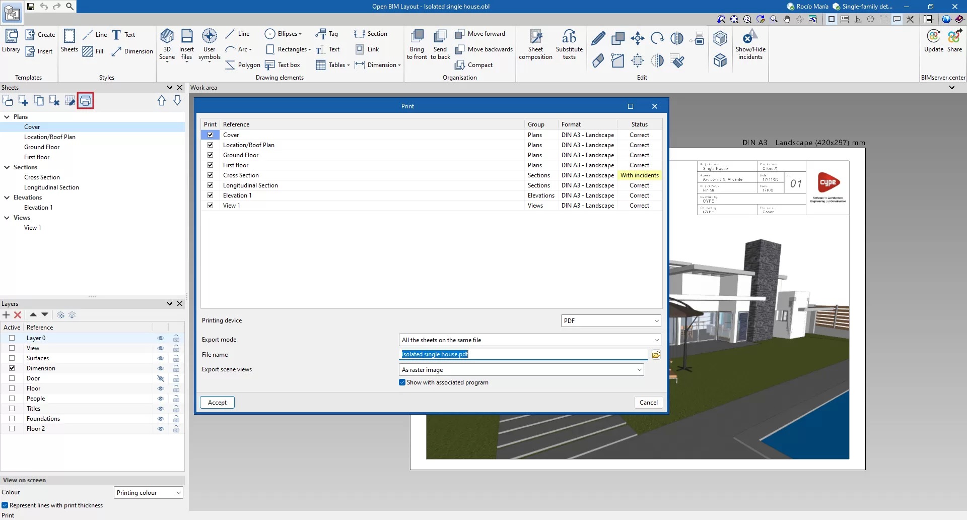 Open BIM Layout скриншот 9