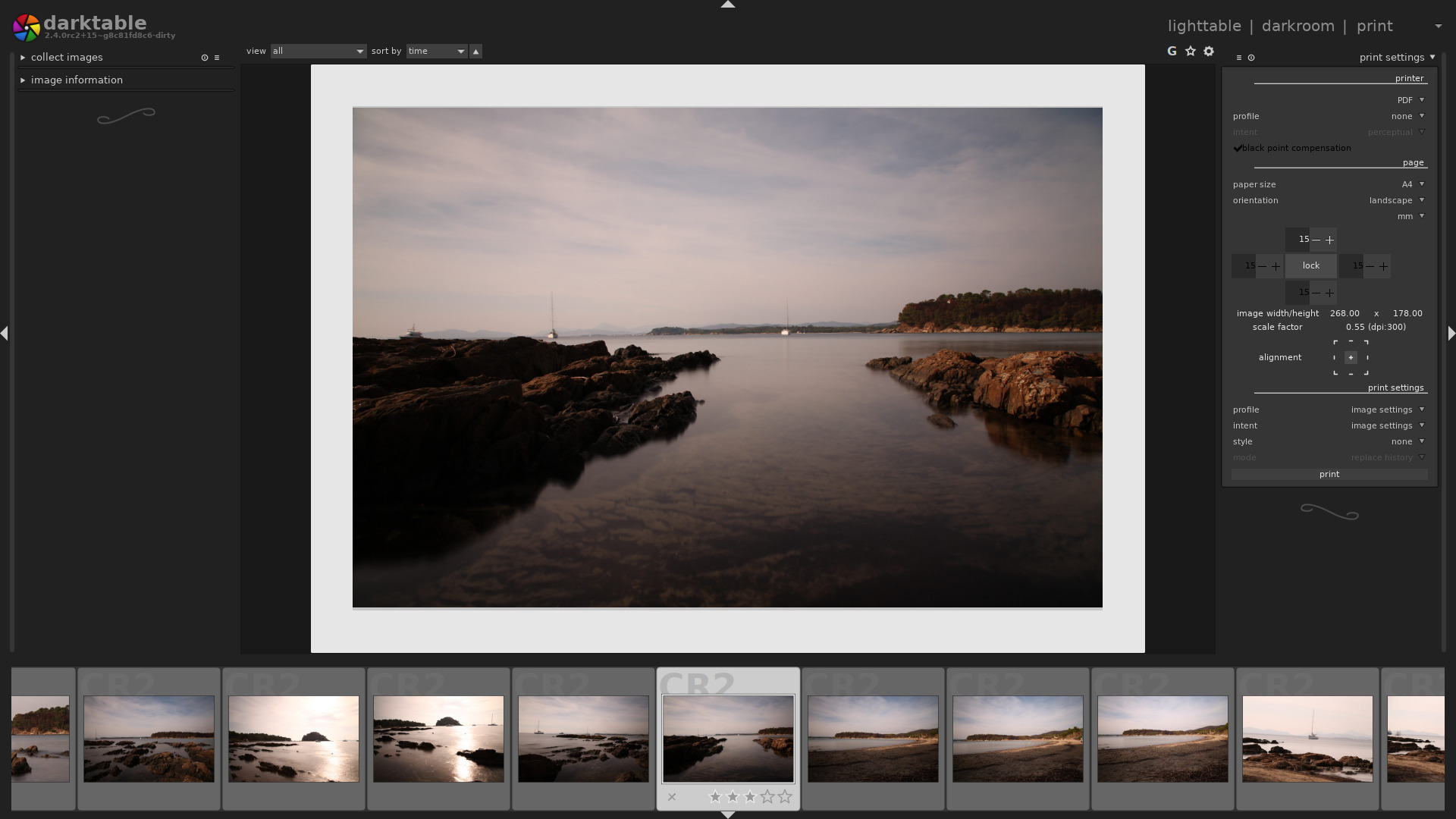 Darktable скриншот 3
