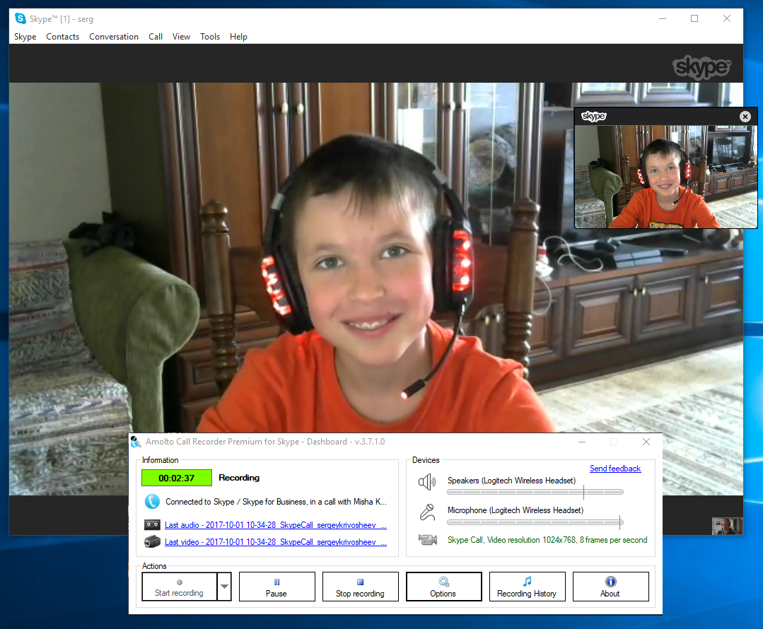 Amolto call recorder скриншот 2